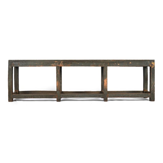 Long Wooden Table, in Very Good conditions. This piece is designed in the style of the selected designer and/or manufacturer