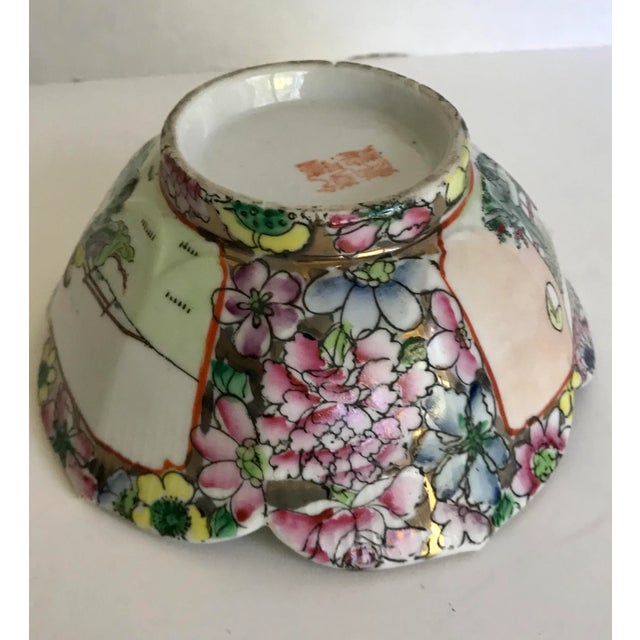Vintage Chinese Famille Rose Porcelain Bowl For Sale In Los Angeles - Image 6 of 7