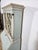 Antique Biedermeier secretary desk with a top, from the first half of the 19th century. A two-piece piece of furniture...