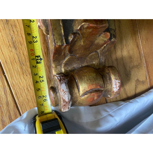 Late 18th Century Italian Carved Walnut and Parcel Gilt Armchair For Sale - Image 9 of 11