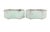 Mid-Century Modern MCM Convex Planters With Green Patina For Sale - Image 3 of 3