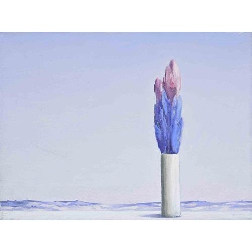Gino Guida, Tulips, 1980s, Oil Painting on Canvas For Sale - Image 4 of 4