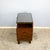 Art Deco Bedside Tables in Burl Wood with Glass Top, 1930s, Set of 2 For Sale - Image 12 of 18