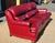 Animal Skin Hancock and Moore Leather Sofa For Sale - Image 7 of 12