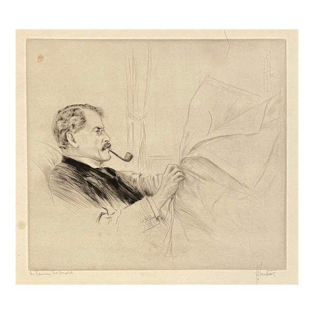 1920s Richard George Matthews Etching of British Prime Minister Ramsay MacDonald For Sale