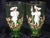 Victorian Tea Glass Cups Karl Moser Style Hand Panted Enamel Renaissance Guardsmen Green - Set of 4 For Sale - Image 3 of 17