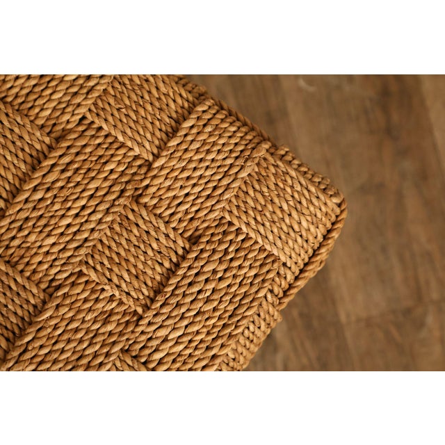 Lane Furniture Woven Rope Bench For Sale - Image 10 of 18