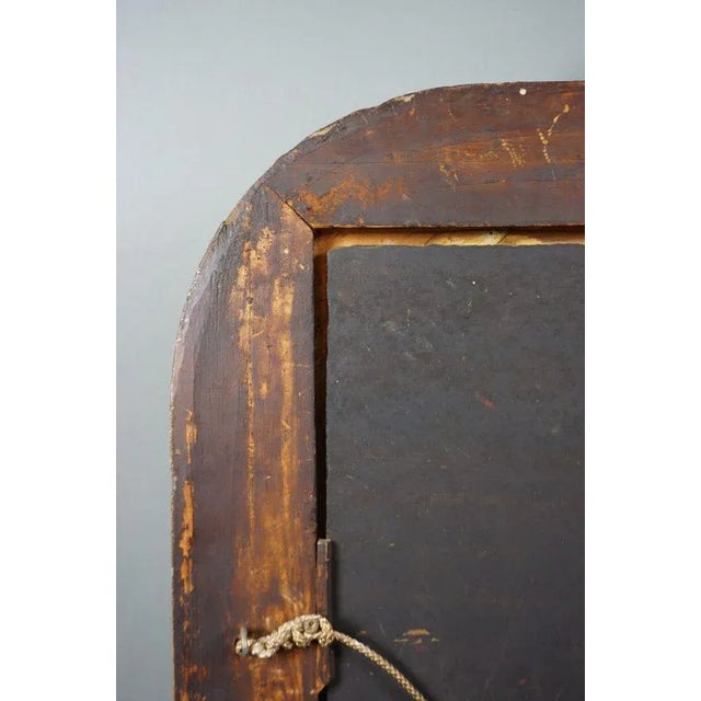 Large Antique French Fireplace Mirror with Ornament For Sale - Image 11 of 13