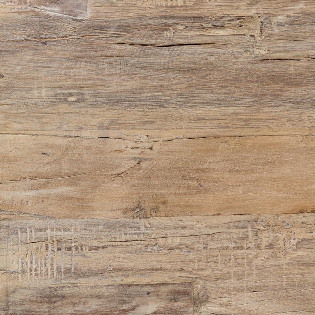 2020s Washed Salvaged Beam Console Table For Sale - Image 5 of 5