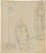 The Prayer is a modern artwork realized by Gabriele Galantara (1865-1937) in 1908. Pencil on paper. Good conditions and...