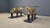 Metal Brass and Marble Jaguar Coffee Table, 1970s For Sale - Image 7 of 12