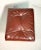 Mid 20th Century Vintage 70s Mid Century Modern Eames Style Ottoman/Footstool Burnt Sienna Tufted Leather For Sale - Image 5 of 12