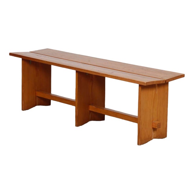 20th Century Pine Bench For Sale