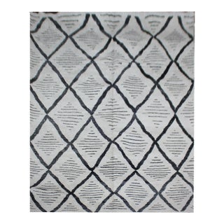 Hand Knotted Environmentally Friendly / Eco Friendly Bamboo Silk Rug 8' X 10' For Sale