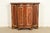 Baker Furniture Italian Provincial Carved Cherry Wood, Parcel Gilt, and Marble Top Demilune Sideboard or Bar Cabinet For Sale - Image 16 of 16