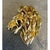 Vintage Lion's Head Gold Tone Brooch With Rhinestone Eye For Sale - Image 12 of 12
