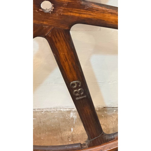 Large Antique Wooden Cog Gear For Sale - Image 12 of 12