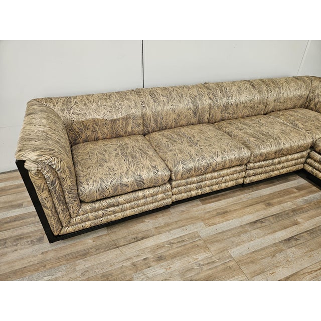 A rare and iconic modular sofa designed by Pierre Cardin, dating back to the 1970s. A piece of extraordinary aesthetic...