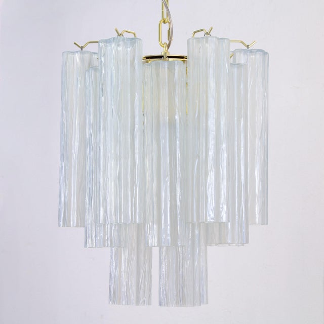 1990s Opalino Murano Classic Opal Glass Chandelier, Italy, 1990s For Sale - Image 5 of 18