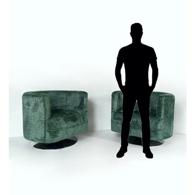 Set of Vintage Swivel Chairs, 1990s For Sale - Image 13 of 14