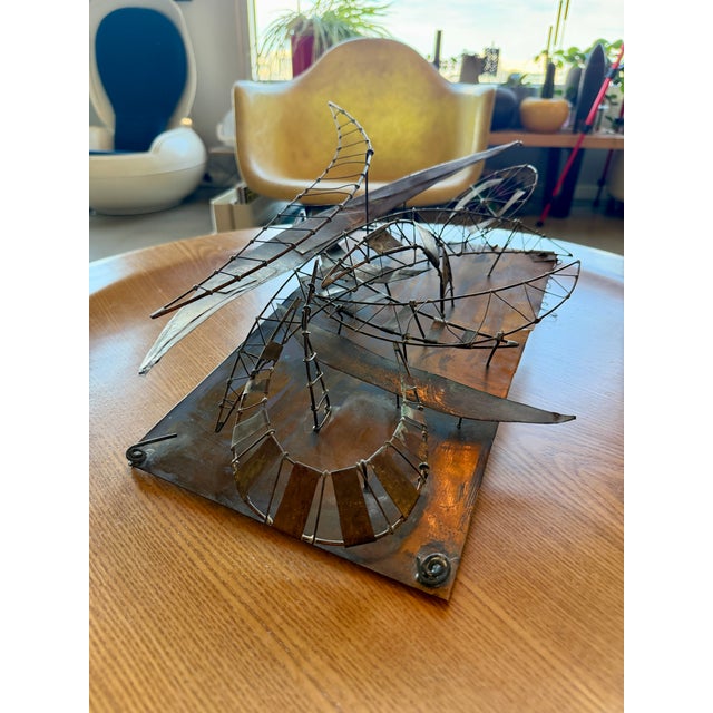 1960s 1960s Juan Luis Buñuel Kinetic Metal Sculpture Signed Brutalist Wire Assemblage Surrealist Art For Sale - Image 5 of 18