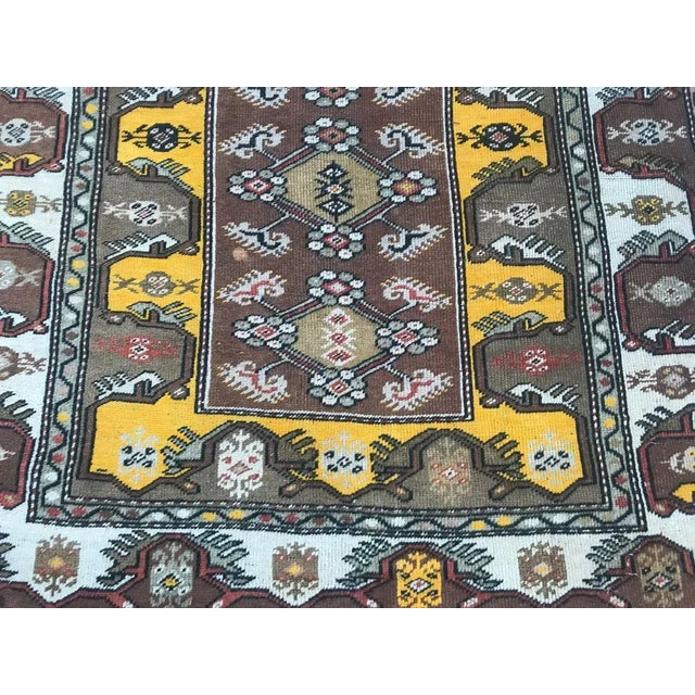 Vintage Turkish Konya Rug For Sale - Image 4 of 13