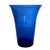 Large Mid-Century Modern French Hand-Blown Cobalt Blue Bubble Glass Vase from Biot, 1960s For Sale - Image 4 of 8