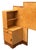 Art Deco Geometric Headboard with Bedside Cabinets in Birds Eye Maple, 1930s For Sale - Image 10 of 13
