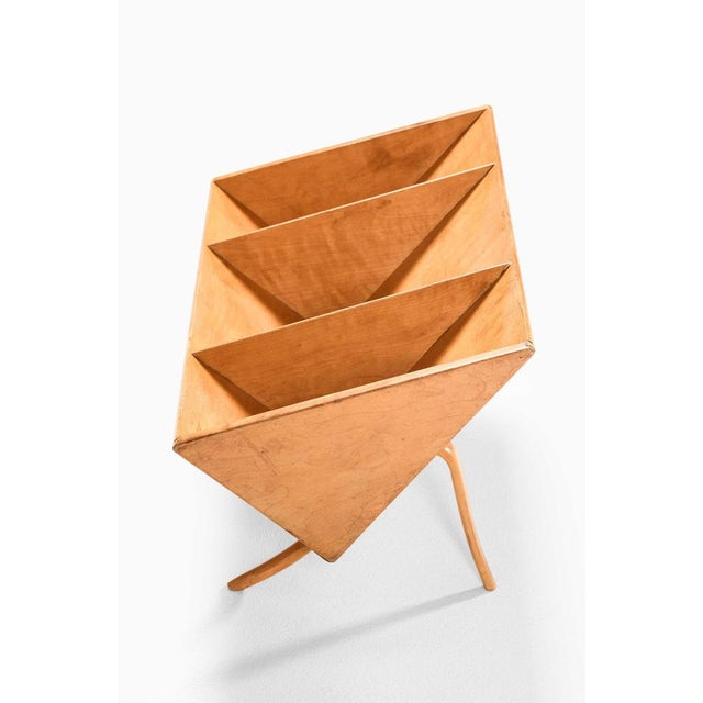 1940s Birch Book Crib by Bruno Mathsson for Firma Karl Mathsson, 1941 For Sale - Image 5 of 8