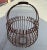 Vintage Iron Gathering Basket For Sale In Palm Springs - Image 6 of 6