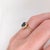 Modern Blue Sapphire Ring With Diamond Accents: Solid 14k Gold, Oval 7x5mm, Size 6.75 For Sale - Image 3 of 7