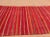 Vintage Moroccan Berber Kilim Rug in Burgundy, Pink and Orange Stripes 1960s For Sale - Image 12 of 12