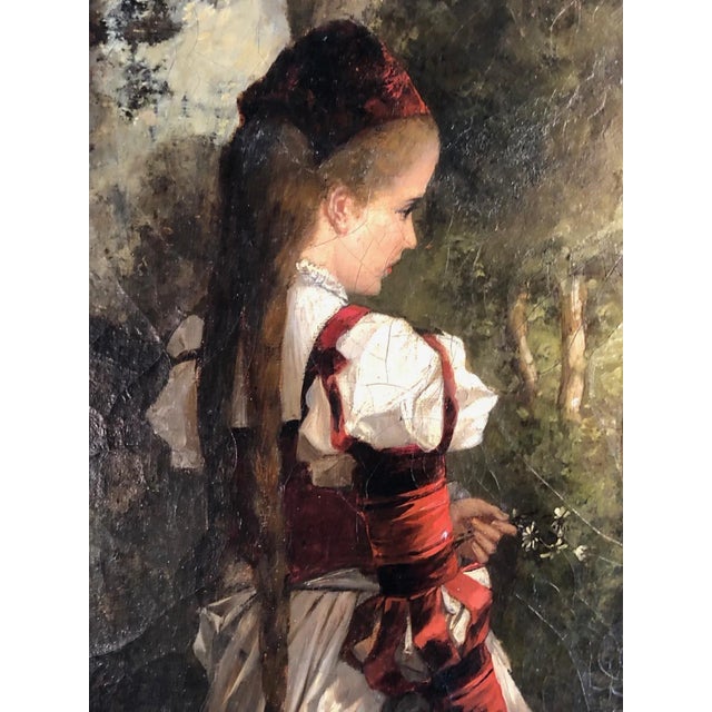 19th Century Carl Schweninger Portrait For Sale - Image 4 of 10