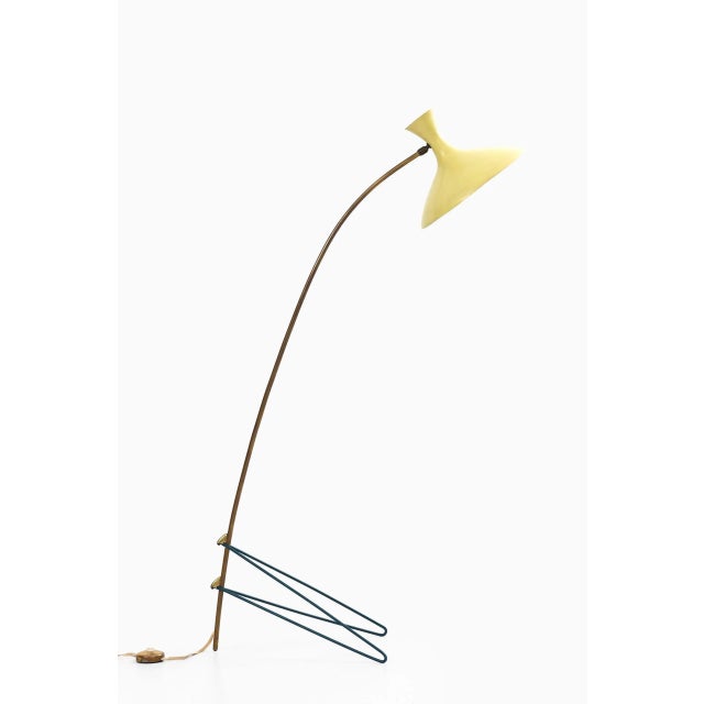 Metal Floor Lamp by Louis Kalff for Philips, Germany For Sale - Image 7 of 12