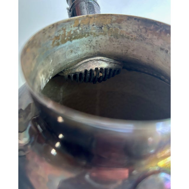 1920s Art Deco Meriden Silver Co. Handled Cocktail Pitcher For Sale - Image 16 of 18