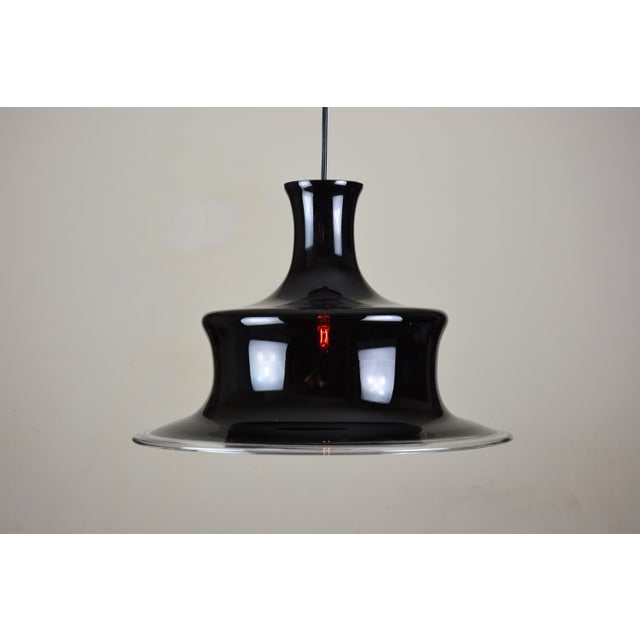 Sonate 2 Pendant Light in Aubergine Glass by Michael Bang for Holmegaard, 1978 For Sale - Image 11 of 11