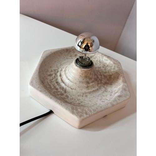 Cream Ceramic Wall Lamp from Hustadt Leuchten For Sale - Image 9 of 11