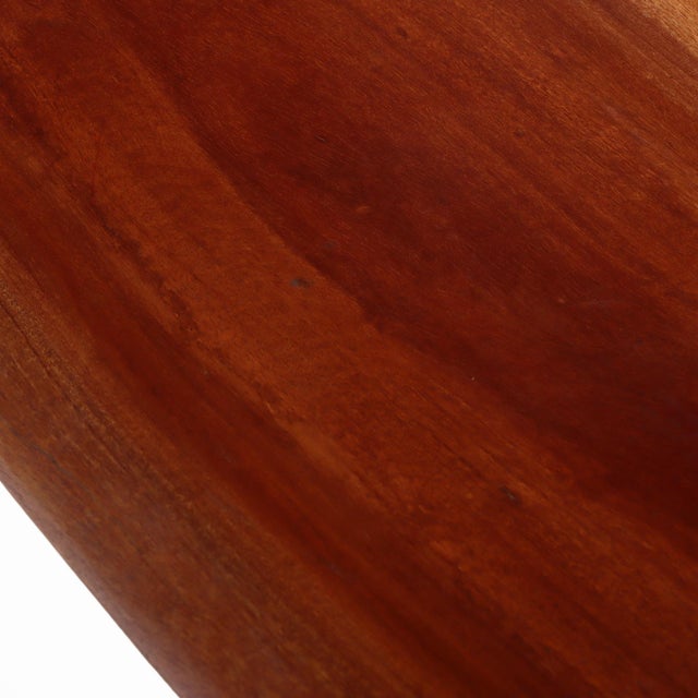 A French Sculptural Freeform Mahogany Coffee Table, C. 1975. For Sale In Philadelphia - Image 6 of 7