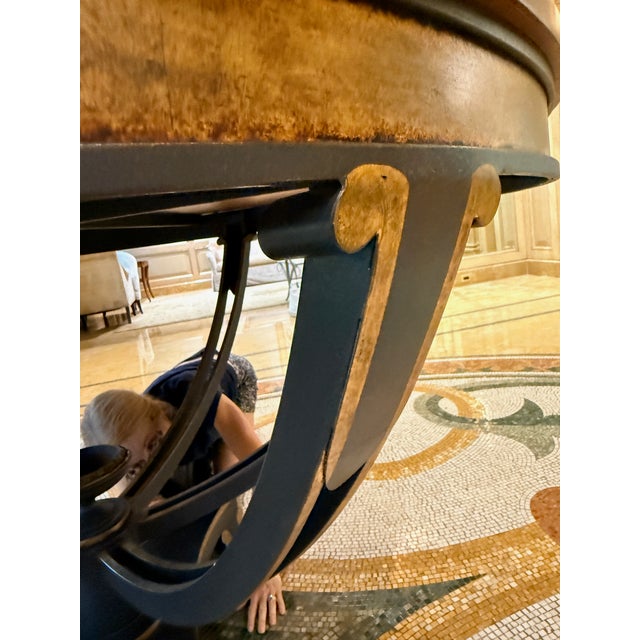 Wood Niermann Weeks Neoclassical Center Table For Sale - Image 7 of 15