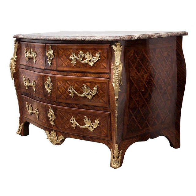French Regency Marble Chest of Drawers, Italy, 19th Century For Sale - Image 11 of 12