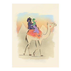 "The Traveler" Limited Edition Print on Etching Paper by Tug Rice 2021