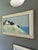 Mid-Century Modern 'Cliffside Houses' Swedish Original Coastal Landscape Oil Painting, Framed For Sale - Image 6 of 13