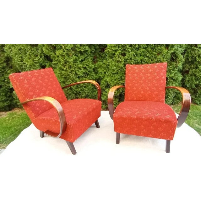 Set of Armchairs attributed to Jindrich Halabala for Up Závody, 1950s For Sale - Image 13 of 13
