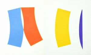 "Dialogue-Monologue" Contemporary Minimalist Geometric Oil Diptych Painting by Shyun Song - a Pair