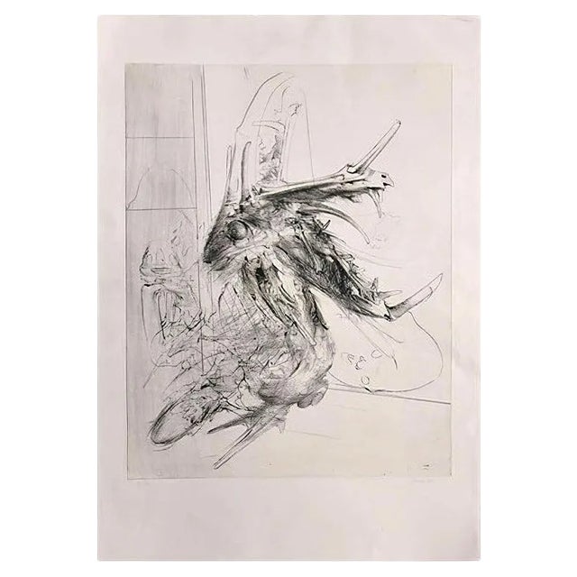 Dado (miodrag Djuric) - Composition - Original Etching - 1980s For Sale