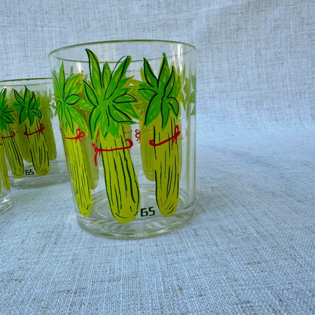 1970s Vintage Bloody Mary Plastic Cups- Set of 7 For Sale - Image 5 of 5