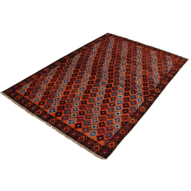 Contemporary 1990s Contemporary Vintage Balouchi Wool Rug - 5'1 X 6'8 For Sale - Image 3 of 9