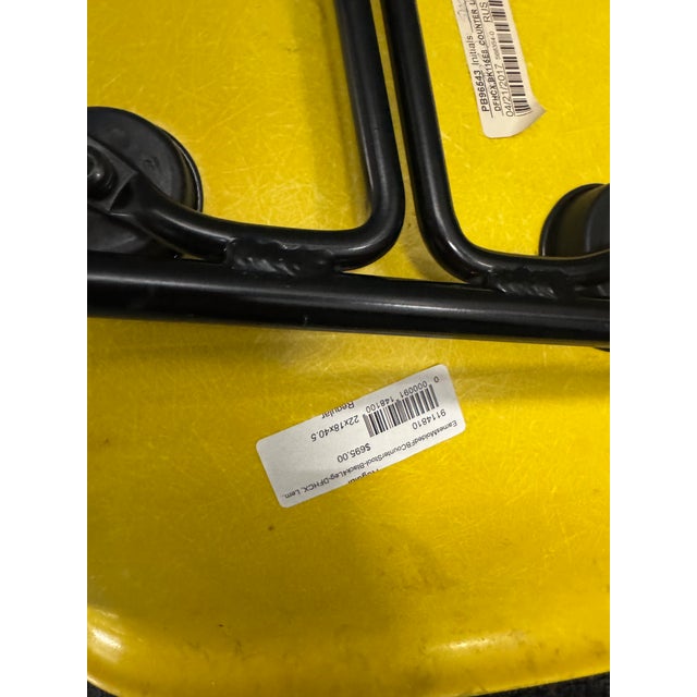Herman Miller Eames Molded Fiberglass Counter Stool Lemon Yellow For Sale In New York - Image 6 of 7