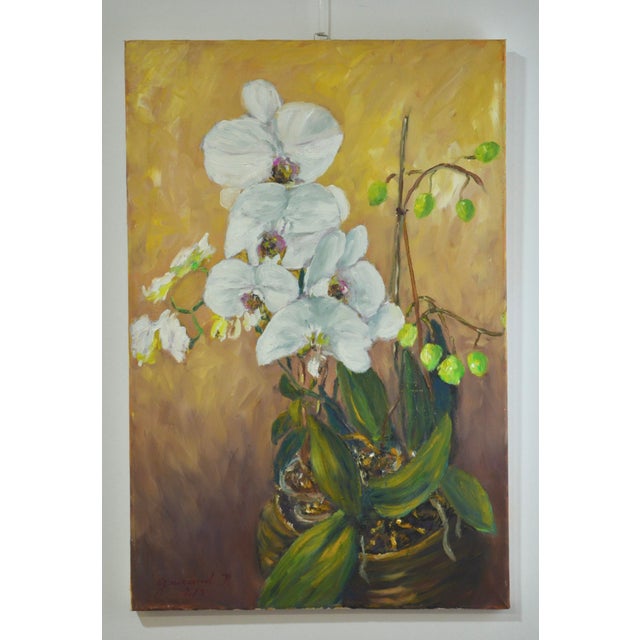 Patrice Guiraud, Orchid, 2025, Oil on Canvas For Sale - Image 7 of 7
