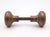 Mid 20th Century Vintage Passage Traditional Brass & Steel Door Knob Set For Sale - Image 5 of 11